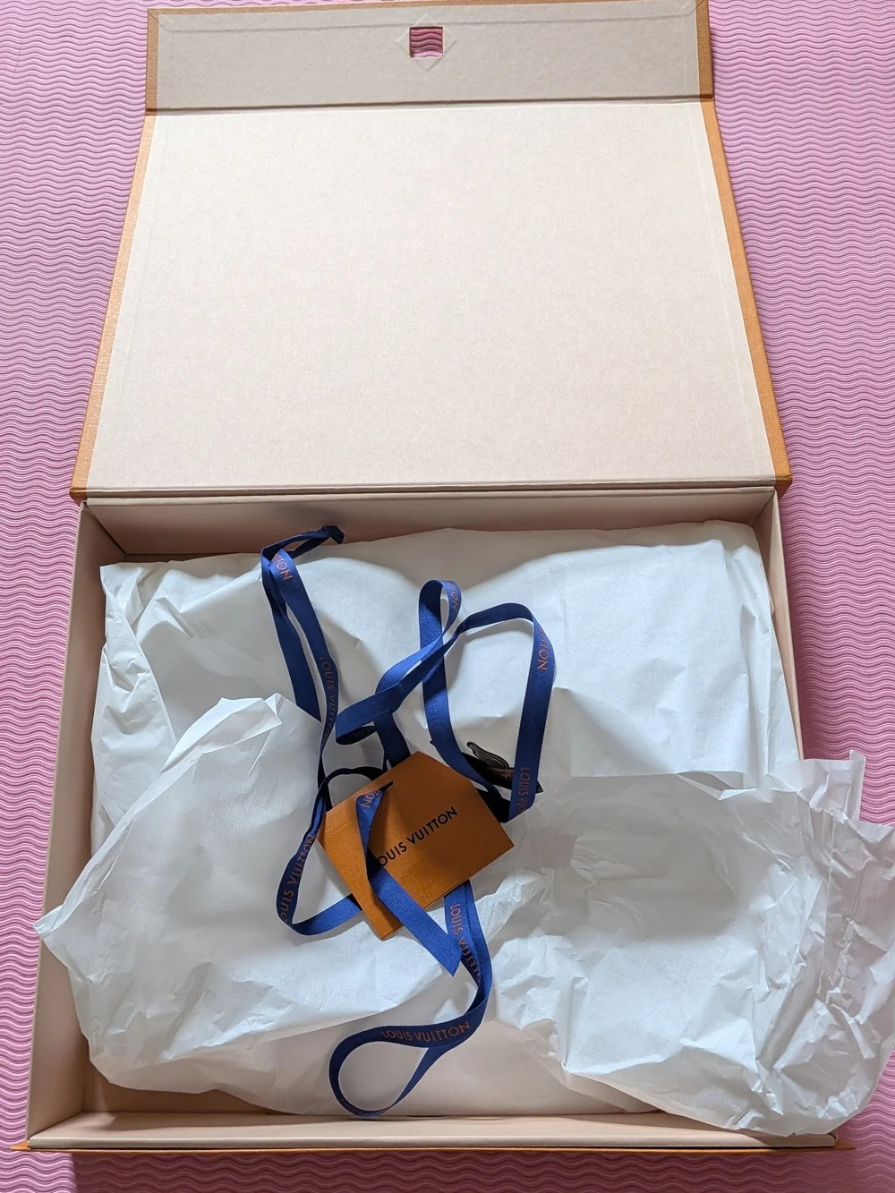 Authentic Louis Vuitton Scarf Box
